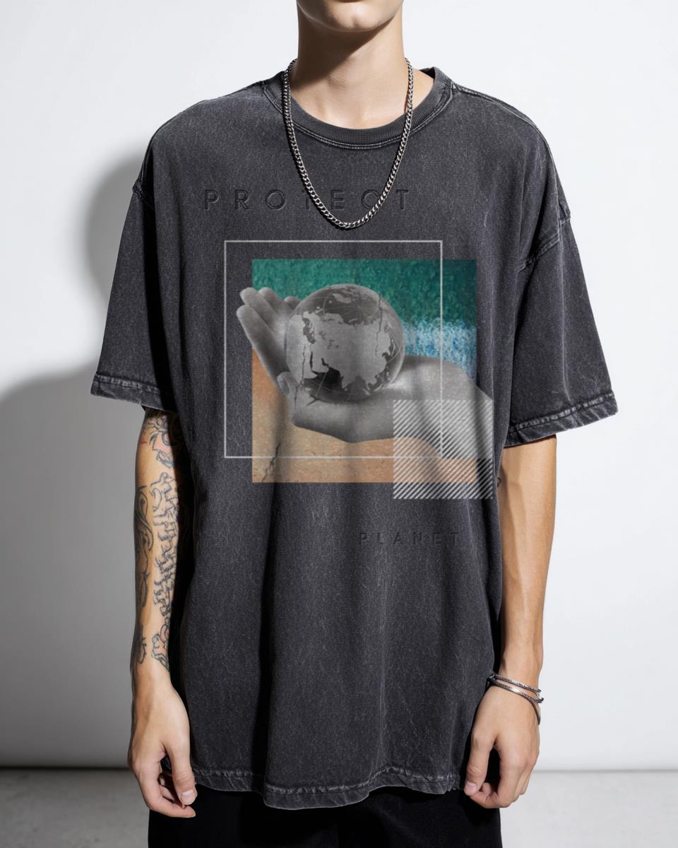 Environmental Activist 'Protect Our Planet' T-Shirt - Climate Change & Nature Advocacy