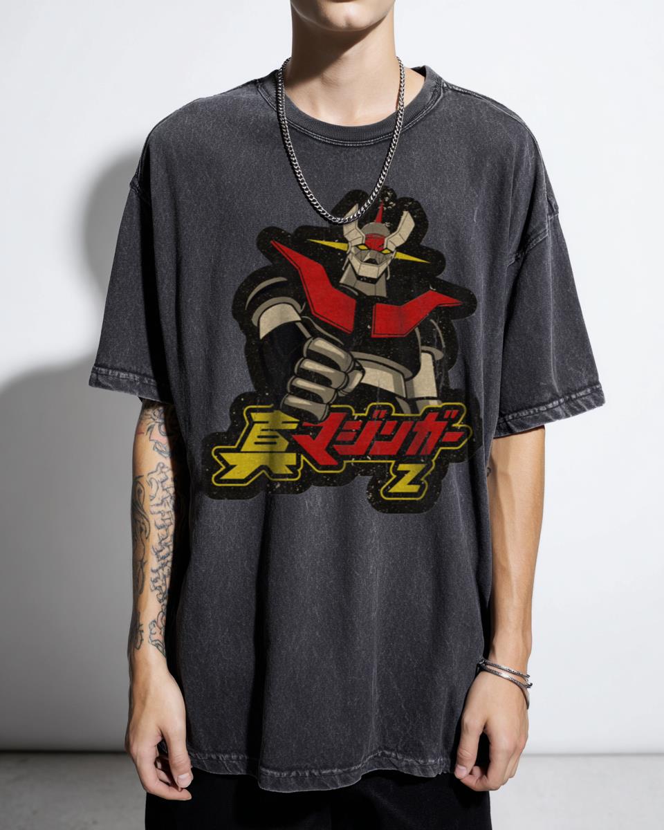 Epic Mazinger Z 4 Anime Robot T-Shirt - 70s 80s Japanese Mecha Fan