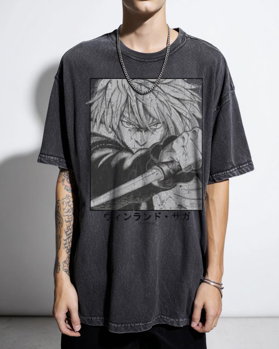 Epic Thorfinn Vinland Saga Anime Graphic T-Shirt - Viking Manga Fan Shonen