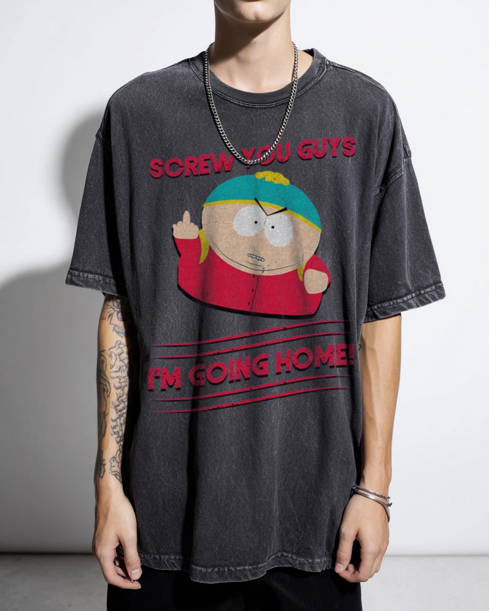 Eric Cartman 'Screw You Guys I'm Going Home' South Park T-Shirt - Funny Cartoon Fan