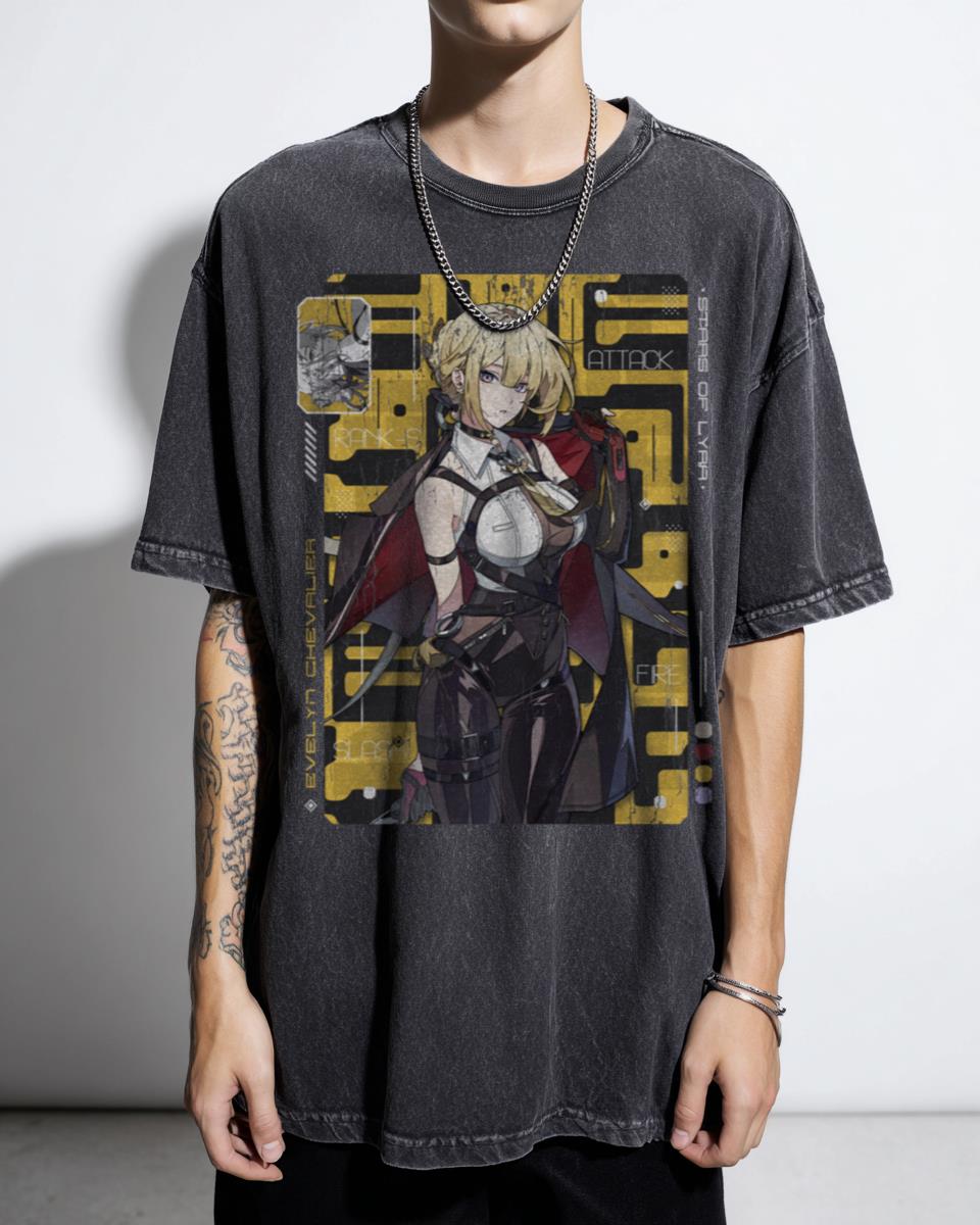 Evelyn Chevalier Zenless Zone Zero V.4 Anime T-Shirt - Hoyoverse Action RPG Fan