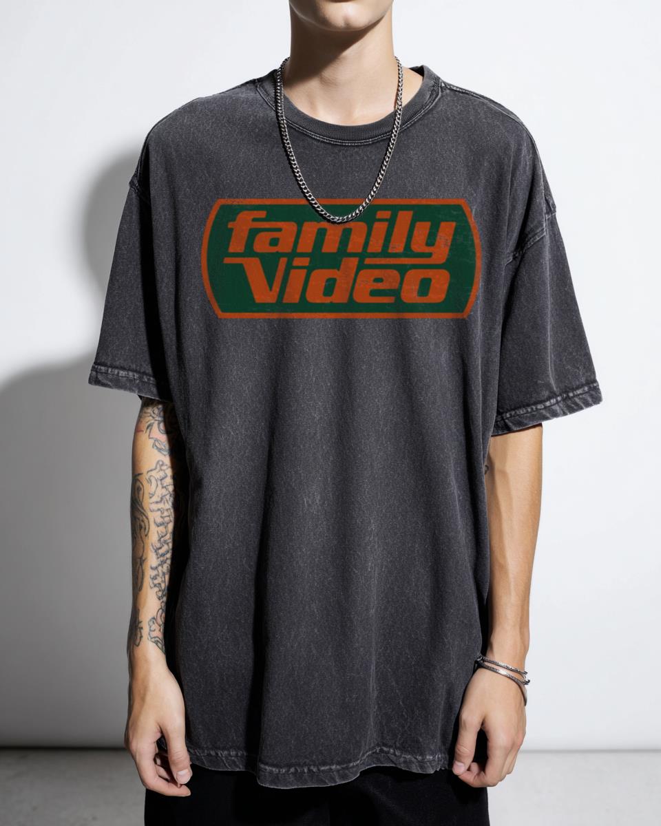 Family Video Retro 80s T-Shirt | Stranger Things Nostalgia Tee