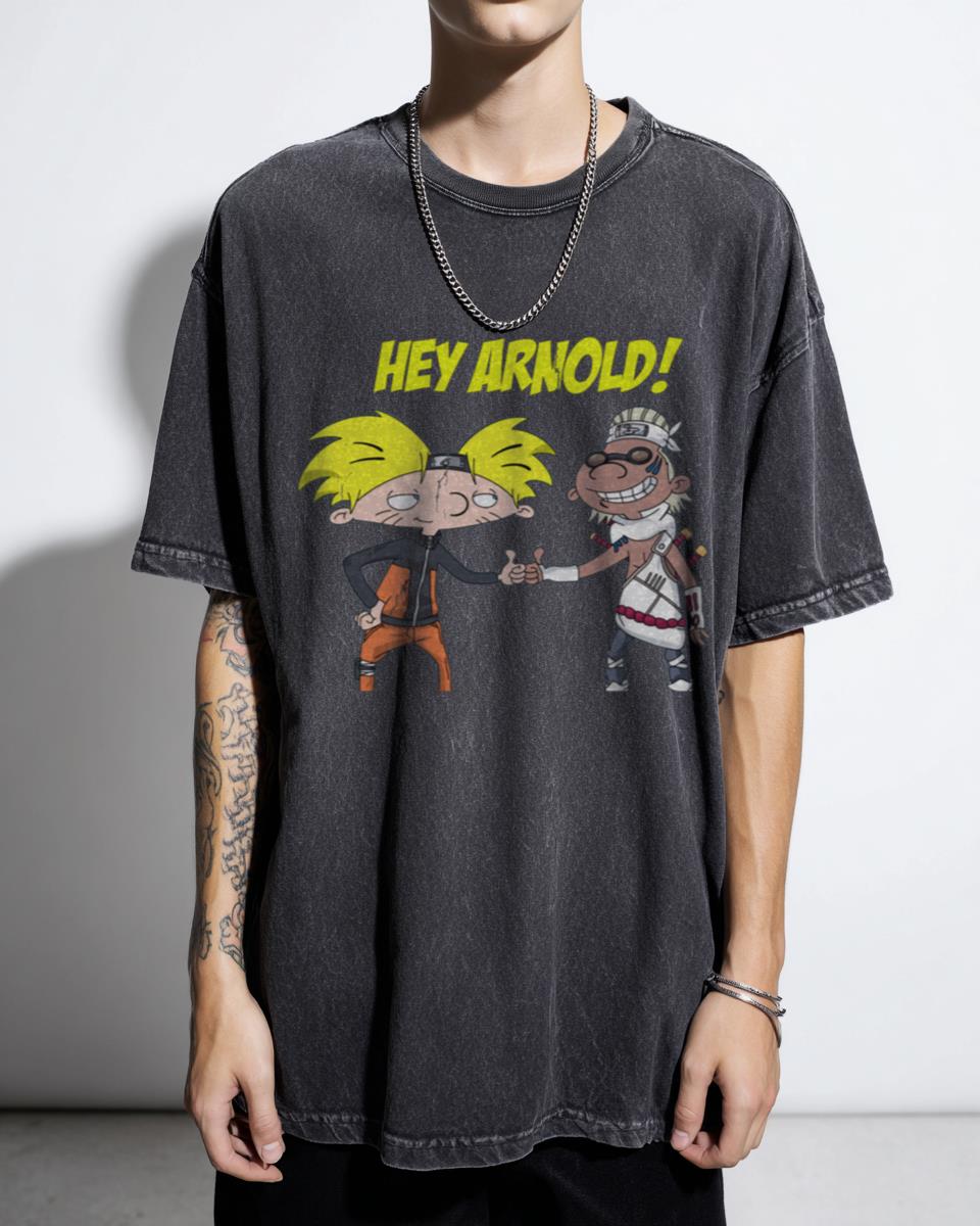 Fanart Hey Arnold 90s Cartoon T-Shirt - Nickelodeon TV Show Merch for Her