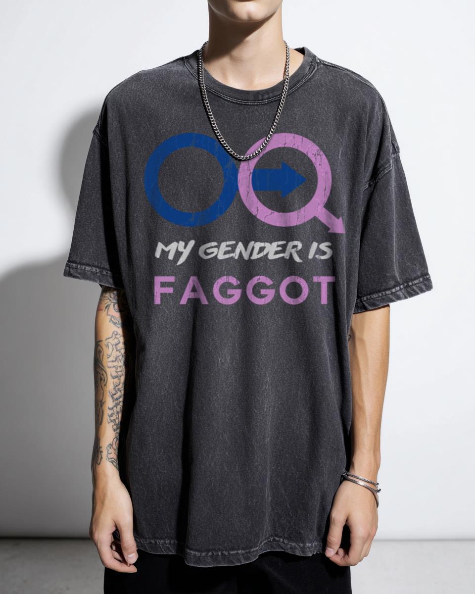 Femboy Gender Symbol Meme T-Shirt - Bisexual & Trans Self-Expression Pride Apparel