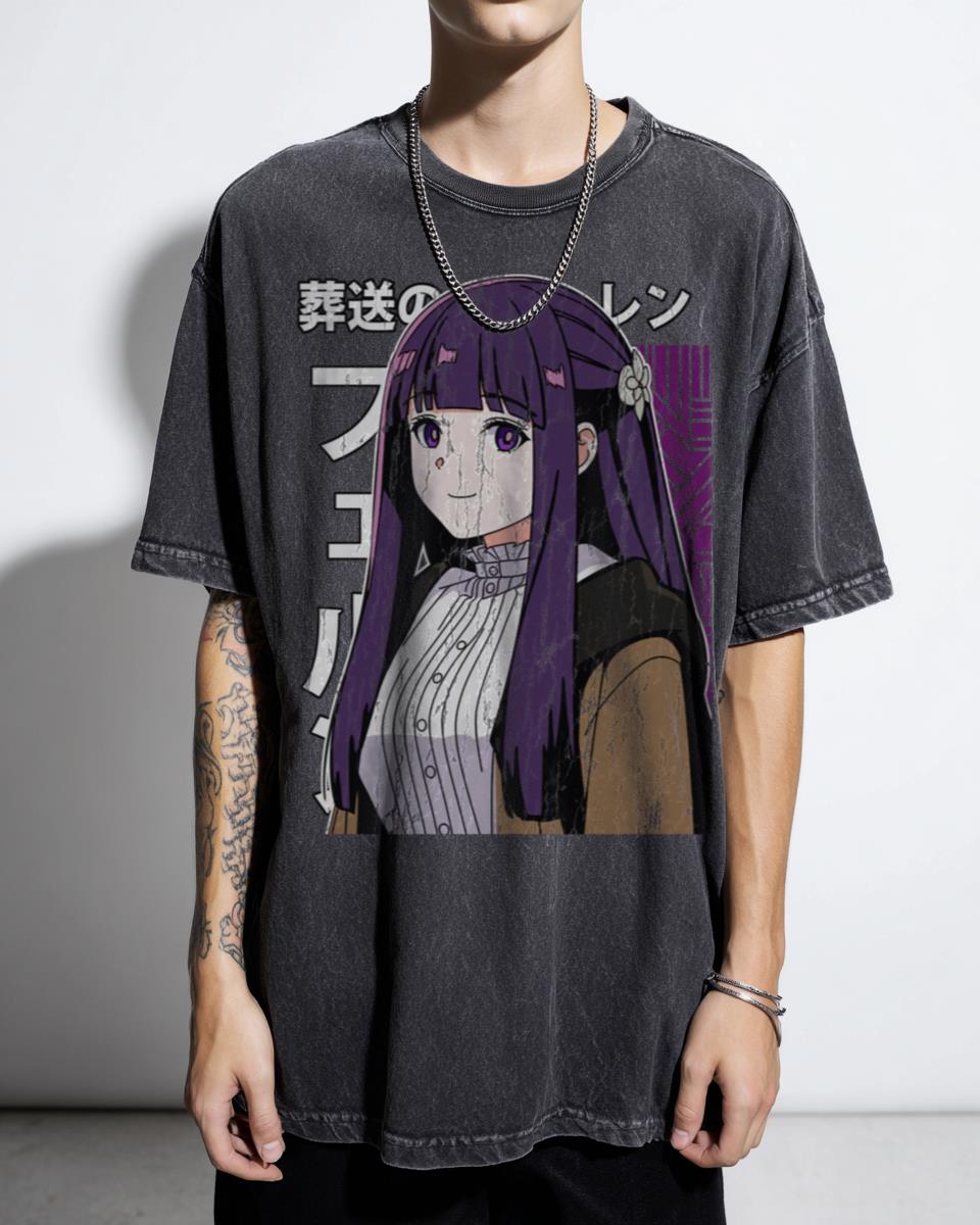 Fern the Mage Frieren Anime Elf T-Shirt - Sousou No Frieren Fan Art