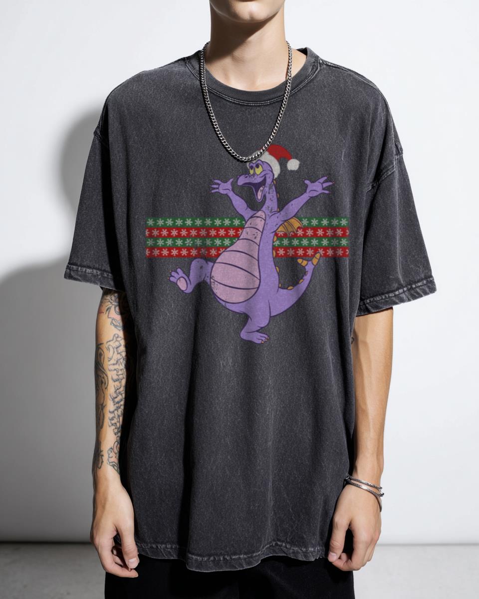 Figment Dragon Epcot Holiday Imagination Christmas Tee