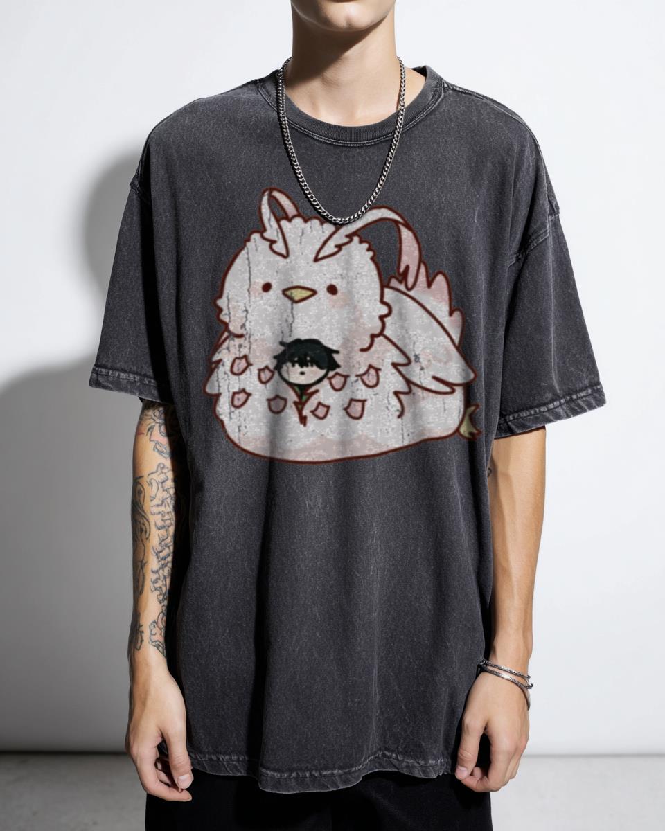 Filo & Naofumi The Rising of the Shield Hero Anime T-Shirt - Kawaii Birb Manga Fan Unisex