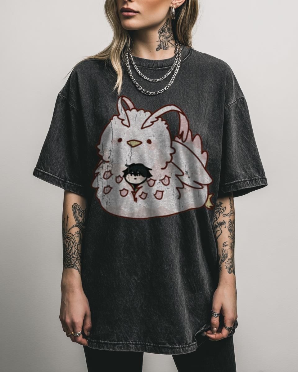 Filo & Naofumi The Rising of the Shield Hero Anime T-Shirt – Kawaii Birb Manga Fan Unisex