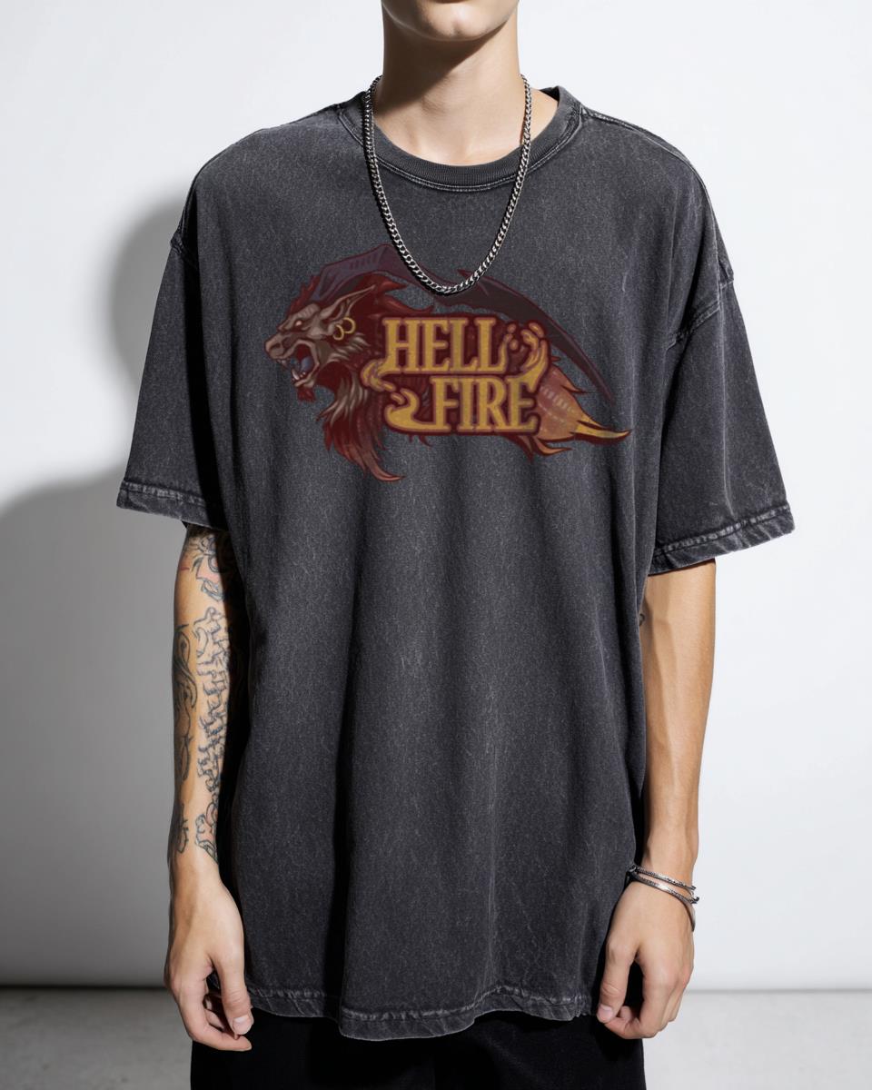 Final Fantasy VIII Guardian Force Ifrit Hell Fire T-Shirt - Gaming Fan