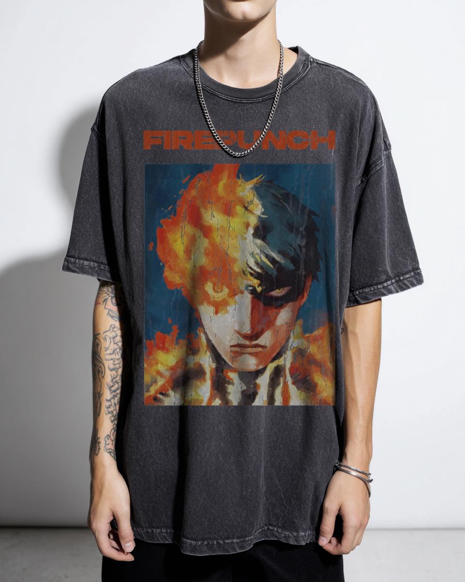 FIREPUNCH Agni Manga Cover Art T-Shirt - Tatsuki Fujimoto Chainsaw Man Fan Unisex