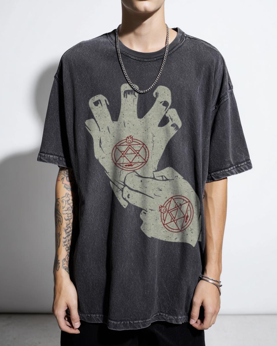 Flame Alchemist Roy Mustang Anime T-Shirt | FMA Manga Fan Tee