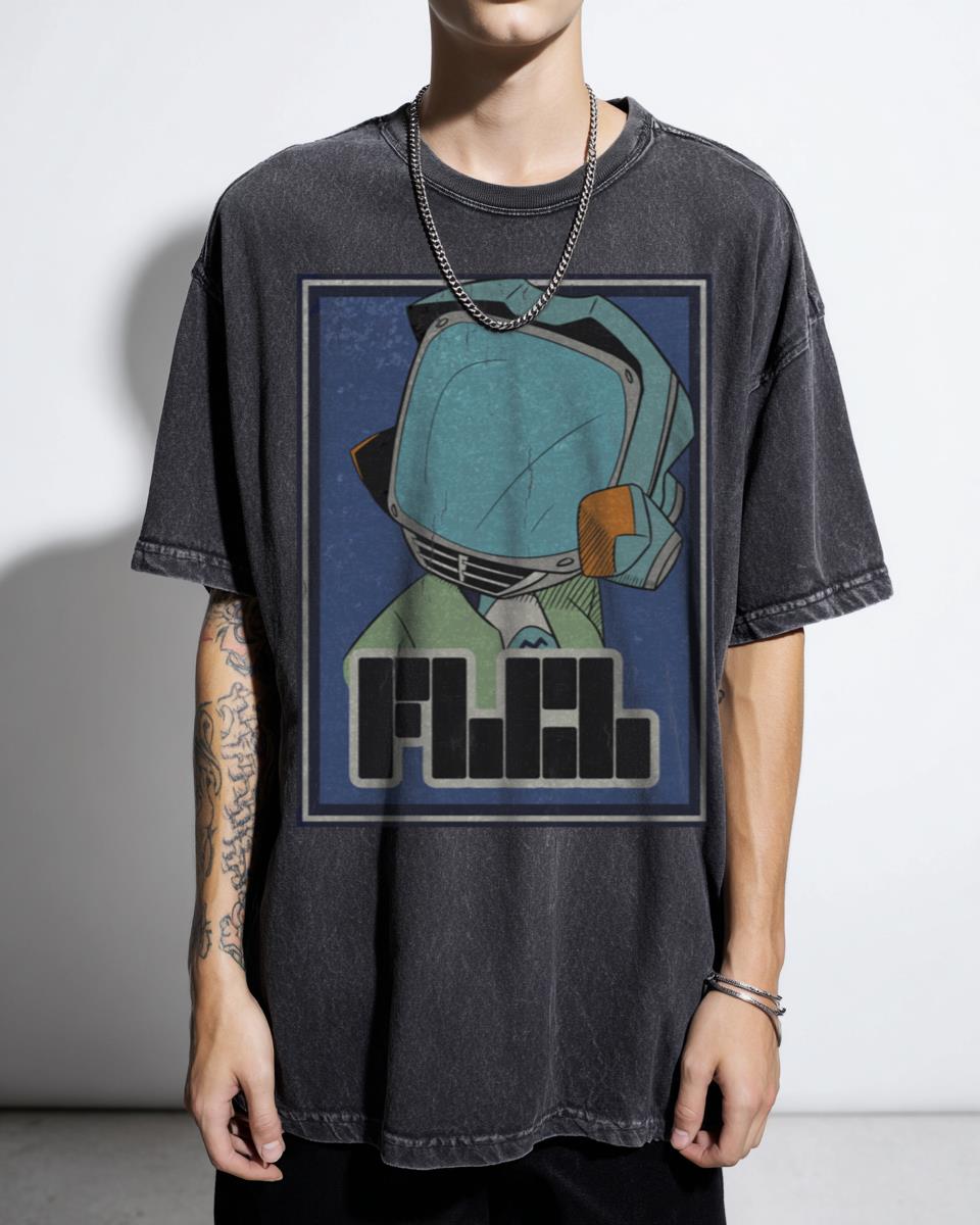 FLCL Canti Manga Anime Robot T-Shirt - Japanese Furi Kuri Fan Apparel