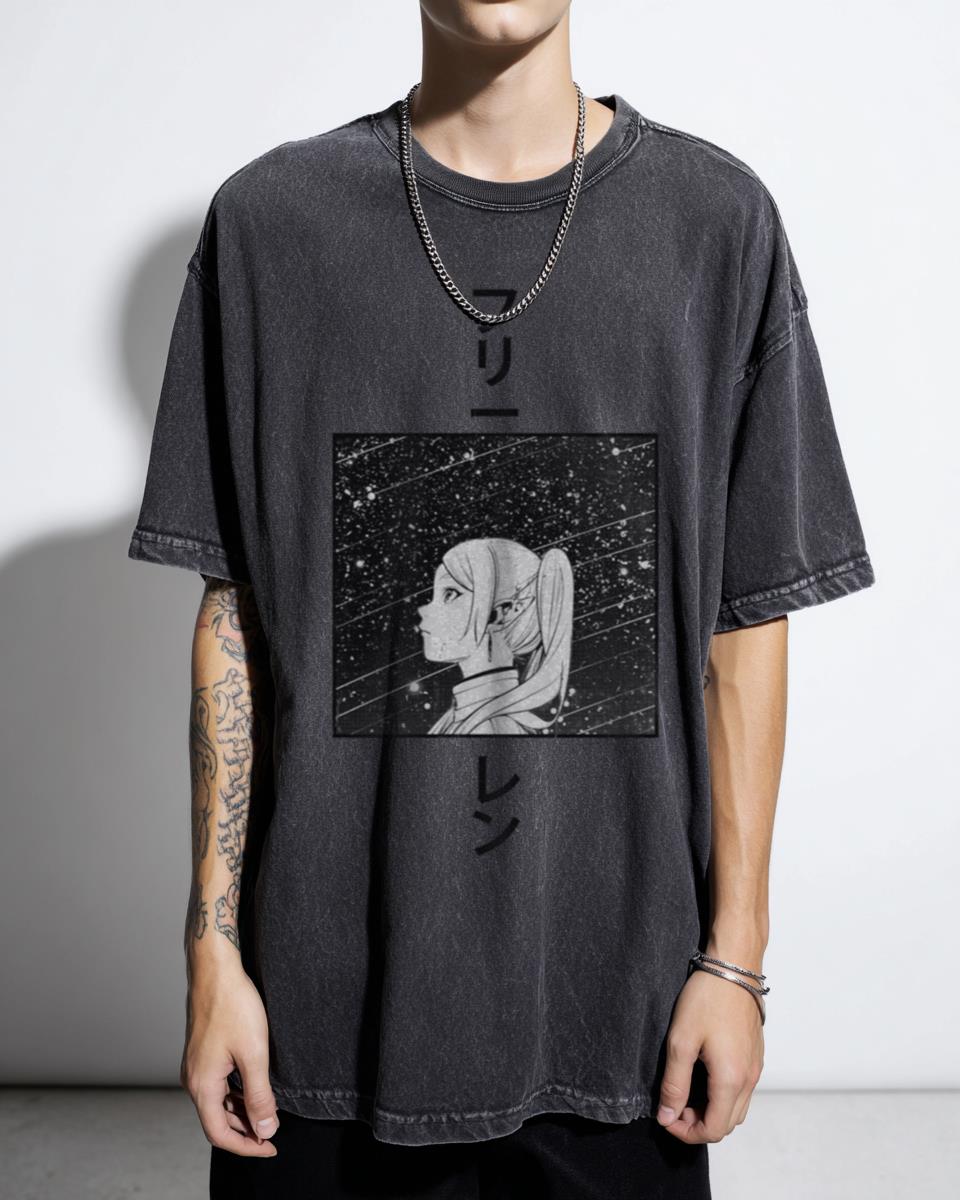 Frieren Minimalist Design Anime Graphic Tee