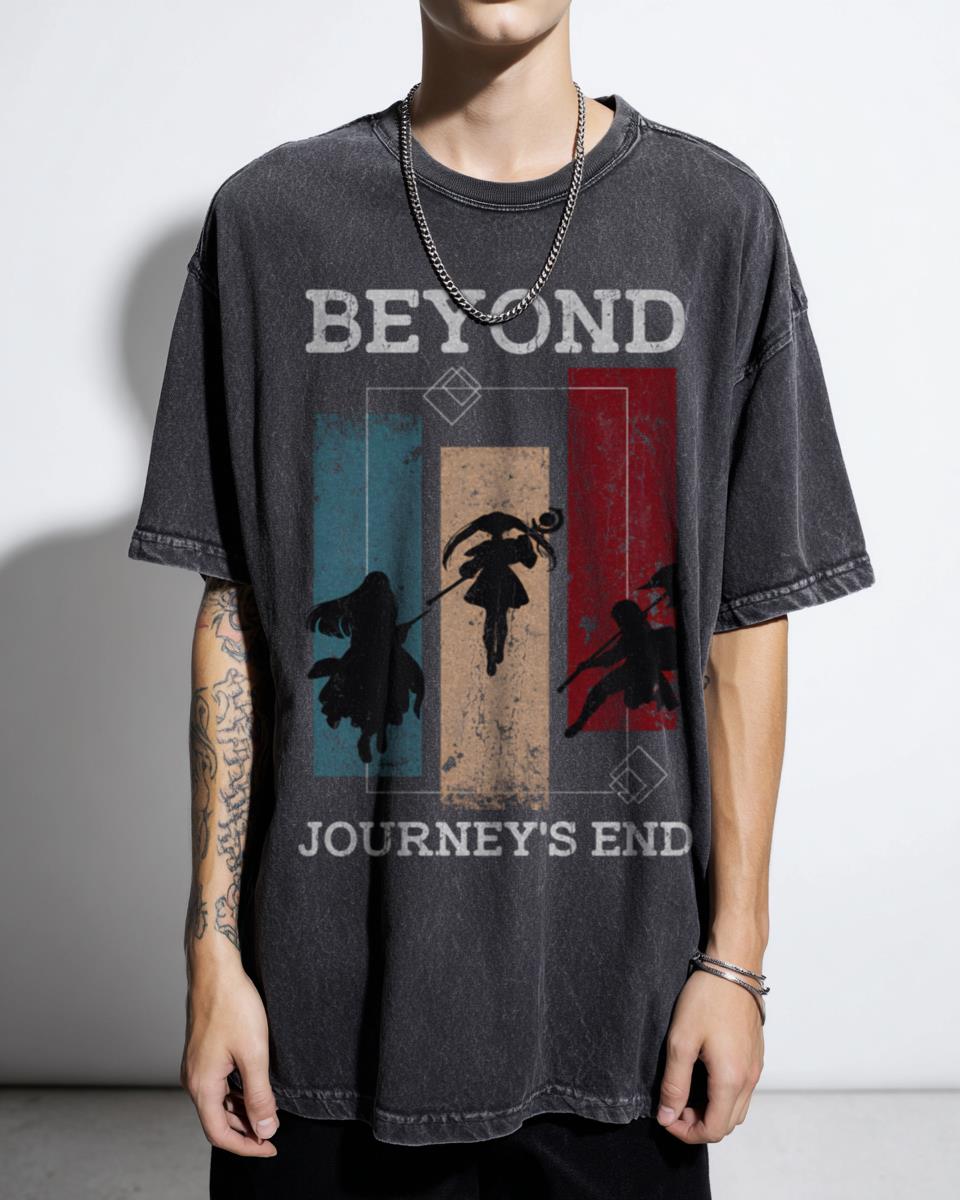 Frieren & Party Anime Characters Graphic Tee