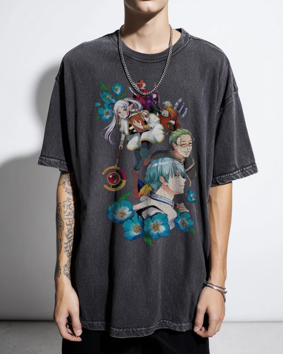 Frieren Sousou No Frieren Anime Manga T-Shirt - Beyond Journey's End Fan Tee