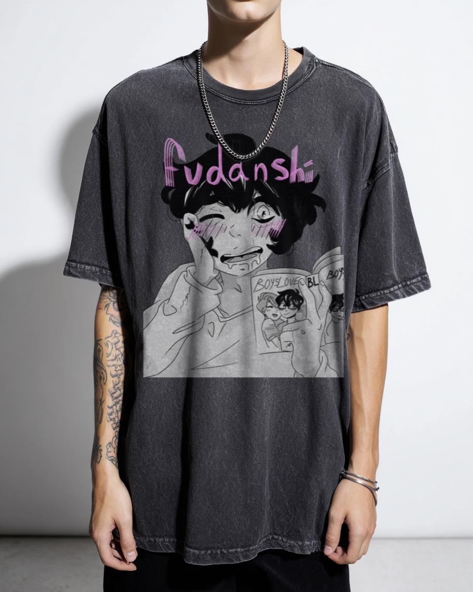 Fudanshi Boys Love Yaoi Anime T-Shirt - BL Manga Fan Boy Graphic Unisex