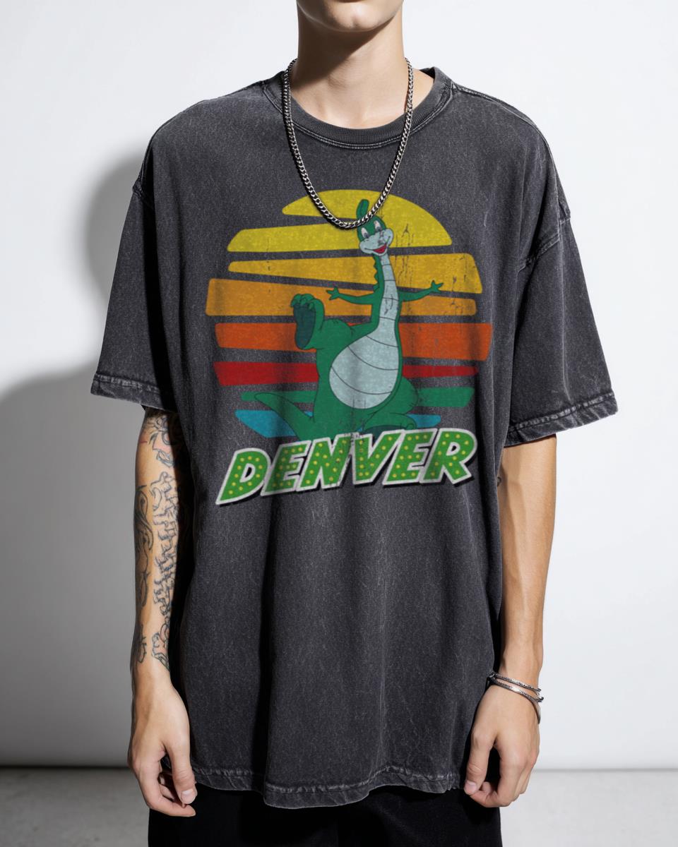 Funny Denver The Last Dinosaur T-Shirt - 80s Retro Cartoon Dino Lover Tee