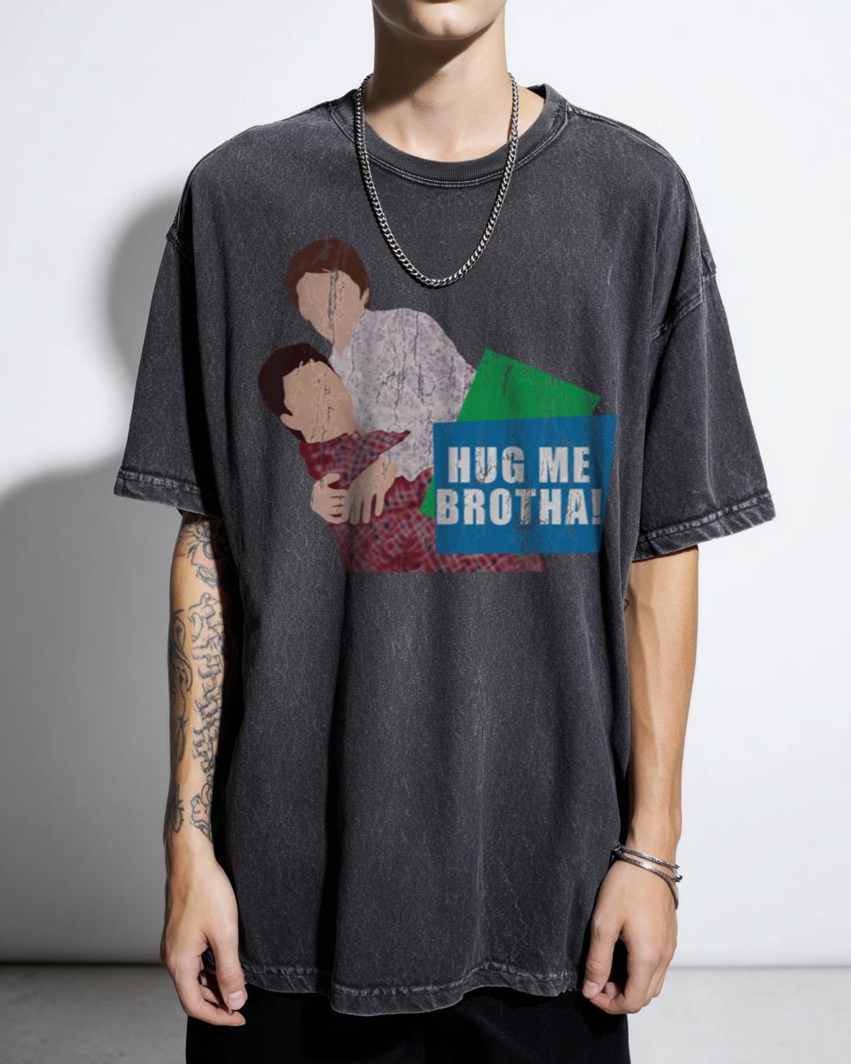 Funny Drake & Josh "Hug Me Brotha" Meme T-Shirt - 2000s TV Show Throwback