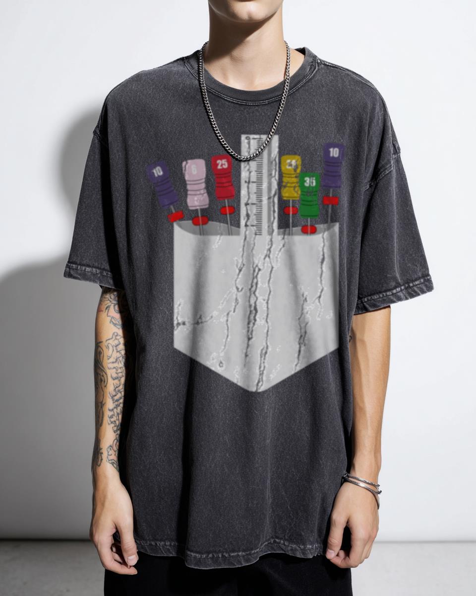 Funny Endodontist Dental Instruments in Pocket T-Shirt - Dentist Gift