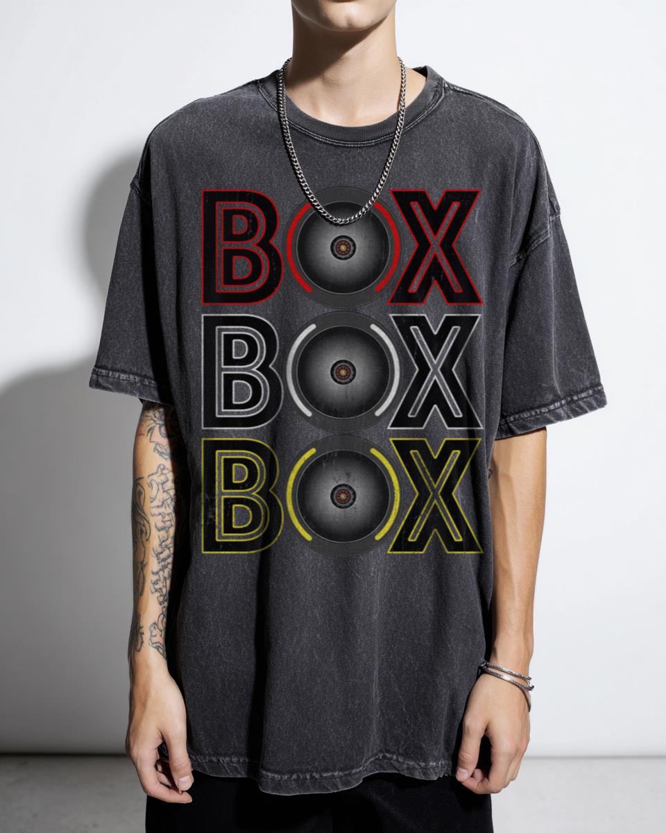 Funny F1 'Box Box Box' Pit Radio Call T-Shirt - Formula One Racing Fan