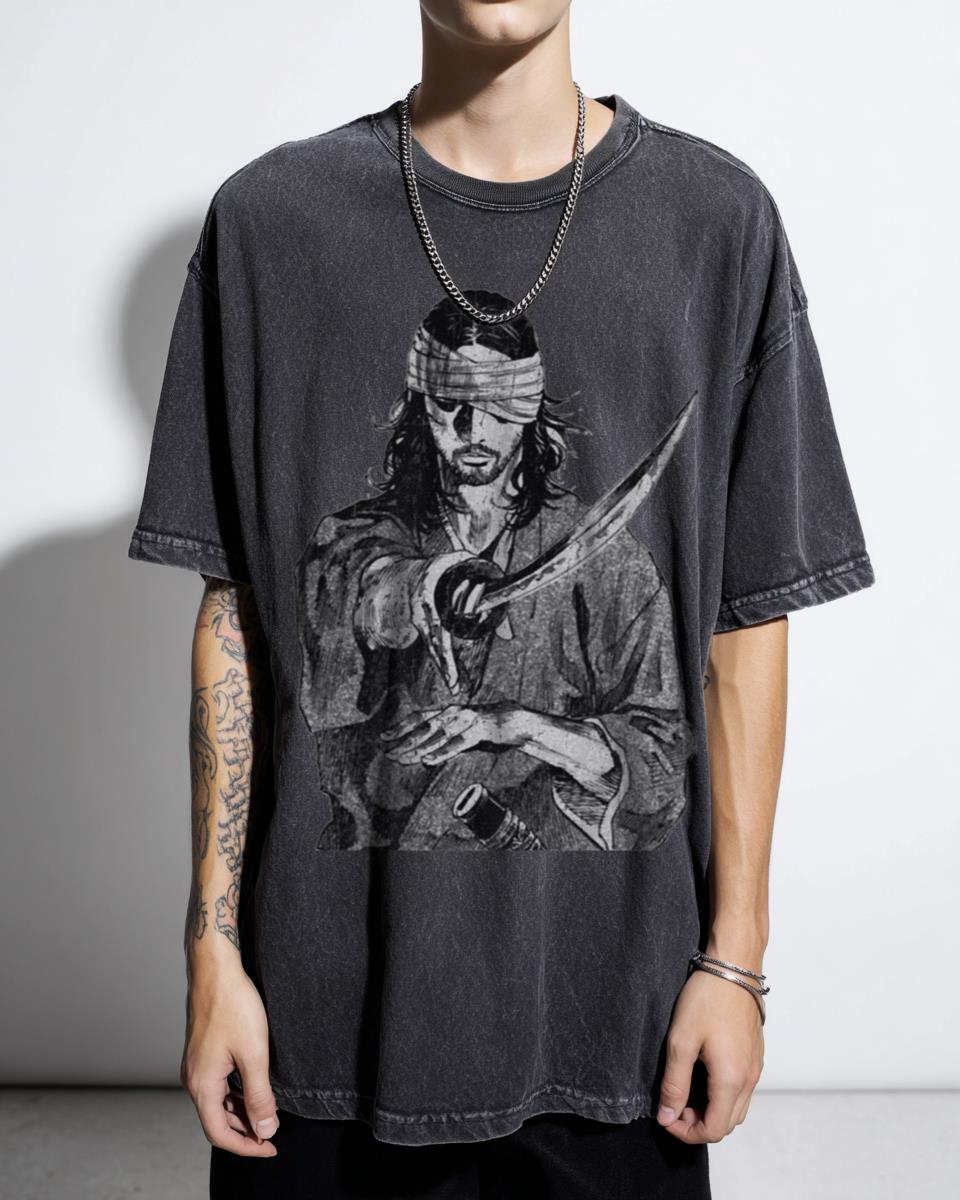 Funny Musashi Miyamoto Vagabond Tee | Samurai Manga Fan Gift