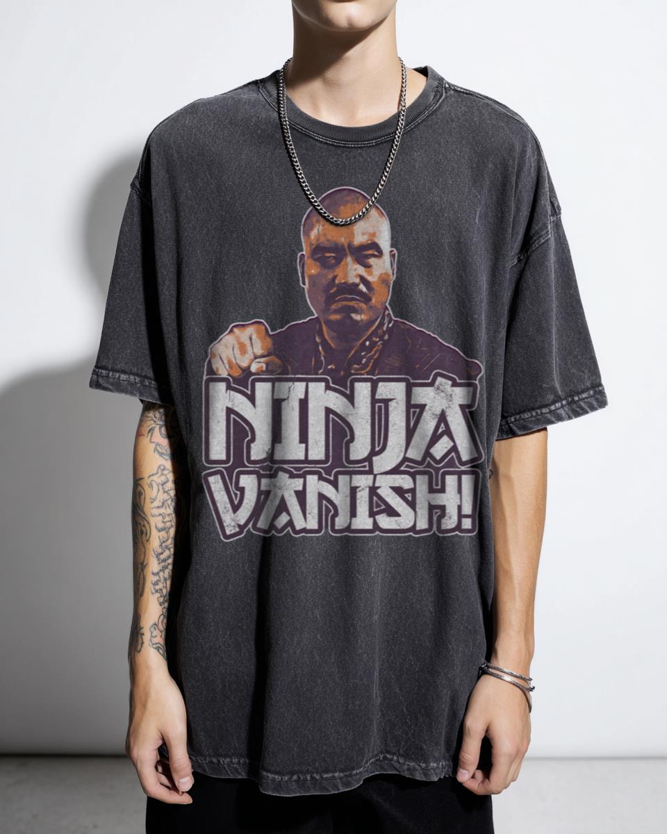 Funny Ninja Vanish! Stealth Art T-Shirt - Martial Arts Humor Unisex
