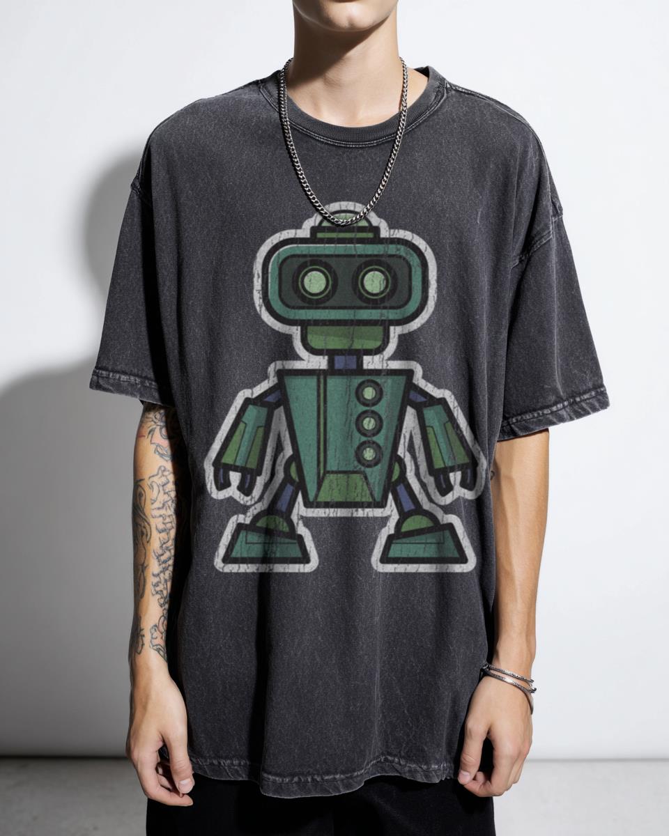 Funny Robot Sci-Fi T-Shirt | Kids Bot Graphic Tee