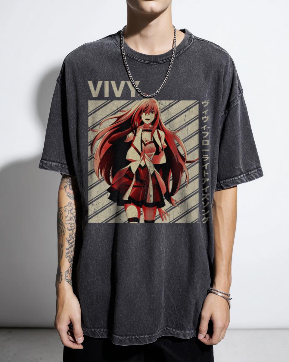 Funny Vivy Fluorite Eye's Song Anime Diva T-Shirt - Vivy AI Robot Manga Tee