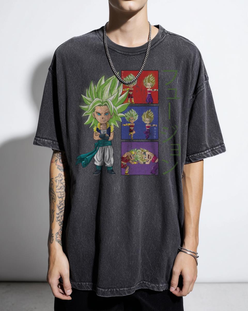 Fusion HA! Dragon Ball Z Anime T-Shirt - Super Saiyan Fusion Dance Fan