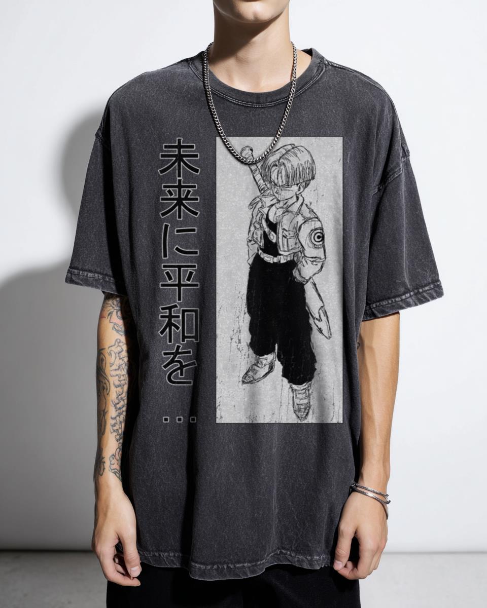 Future Trunks Anime Design T-Shirt - Dragon Ball Z Saiyan Fan Art