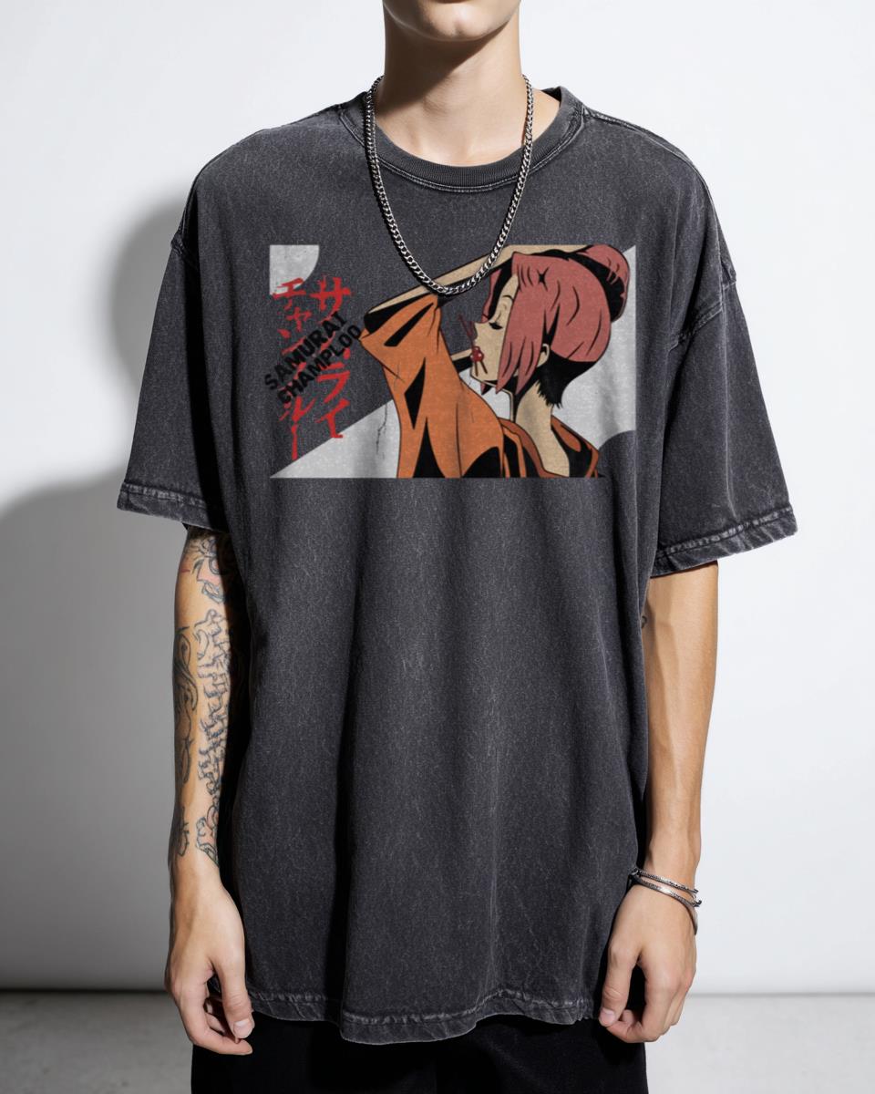 Fuu Samurai Champloo Anime T-Shirt - Watanabe Manga Fan Apparel