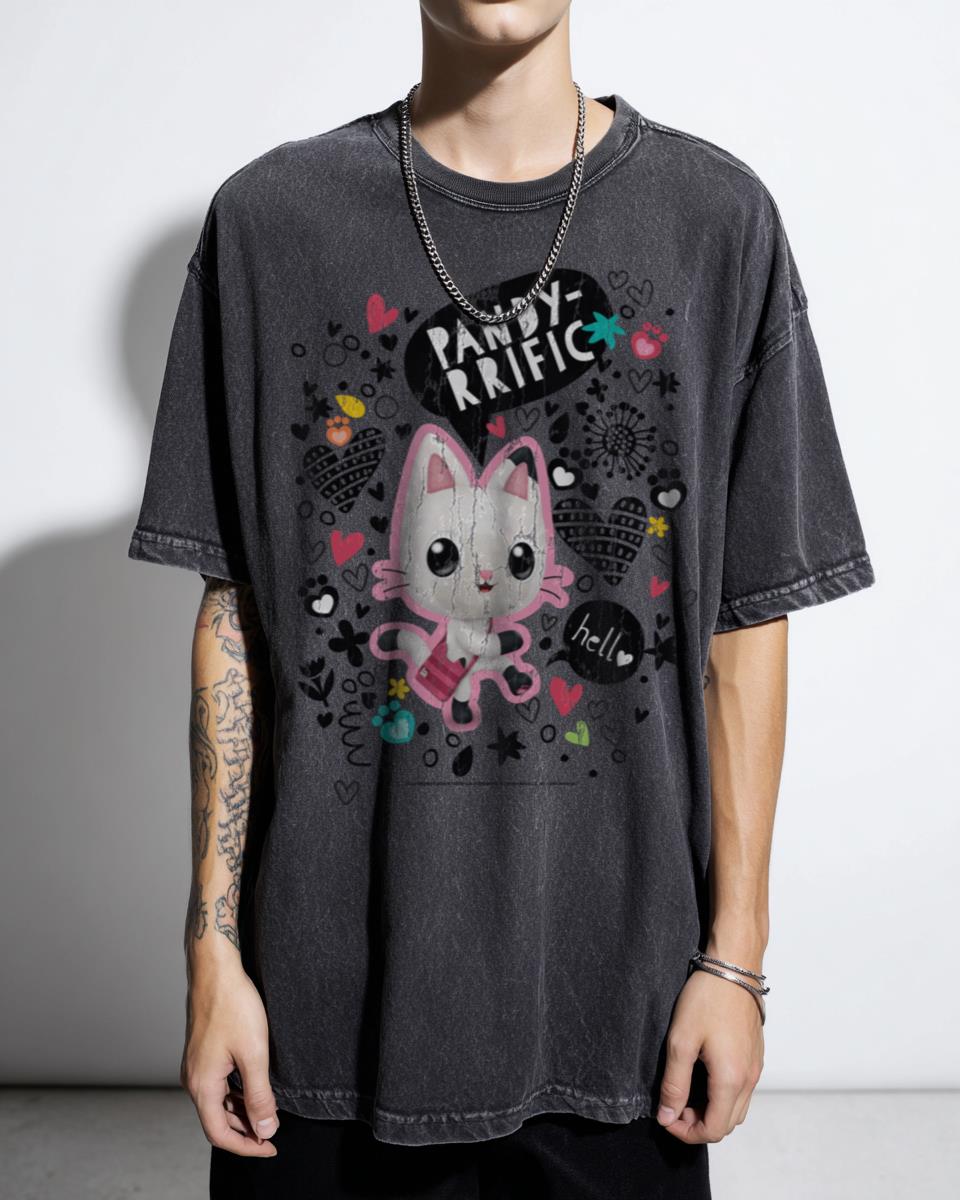 Gabby's Dollhouse Pandy Paws 'Pandy-Rrific Doodles' T-Shirt - Kids Netflix Tee