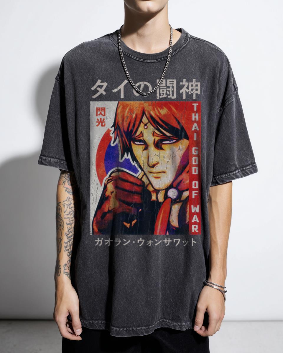 Gaolang Wongsawat Kengan Ashura T-Shirt - Manga Fighter Ohma Kanji