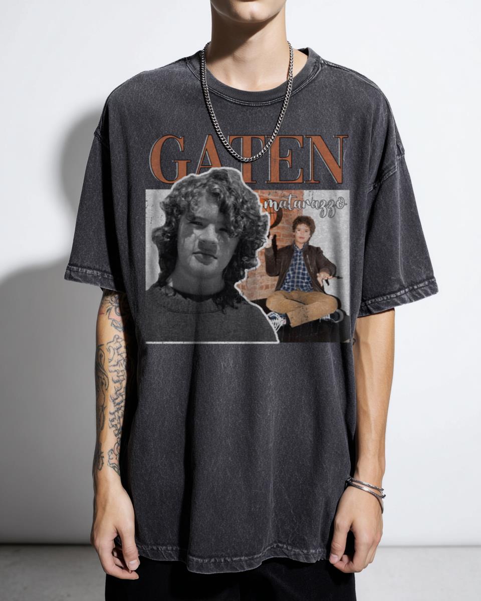 Gaten Matarazzo Celebrity Aesthetic T-Shirt - Teen Pop Culture Fan Apparel