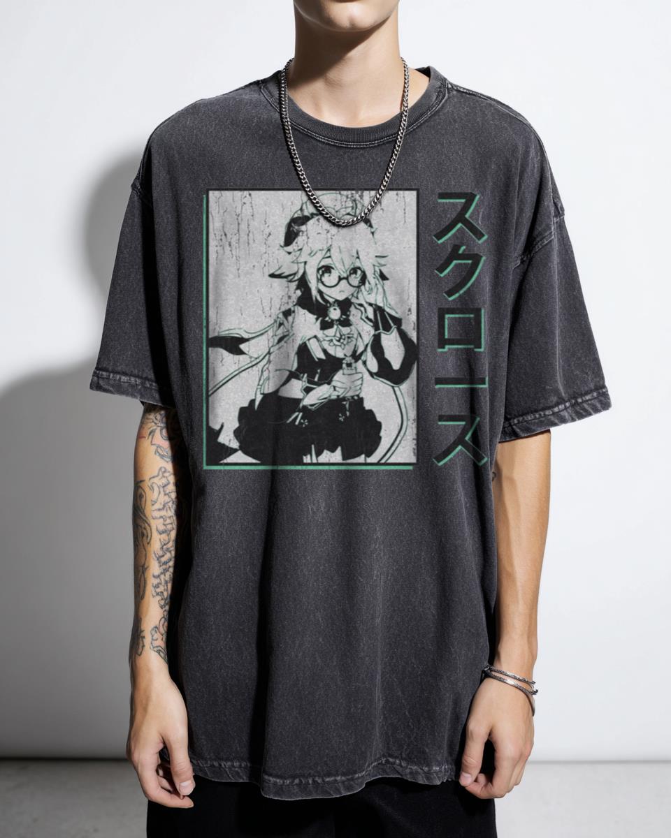 Genshin Impact Wind Spirit Support Anime T-Shirt - Venti Sucrose Qiqi Fan Unisex