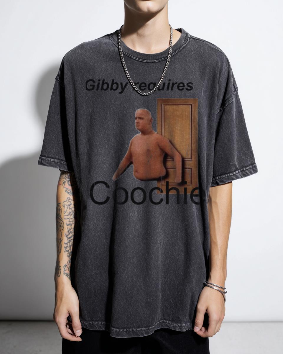 Gibby Requires Coochie Funny Meme T-Shirt - iCarly Nickelodeon Fan