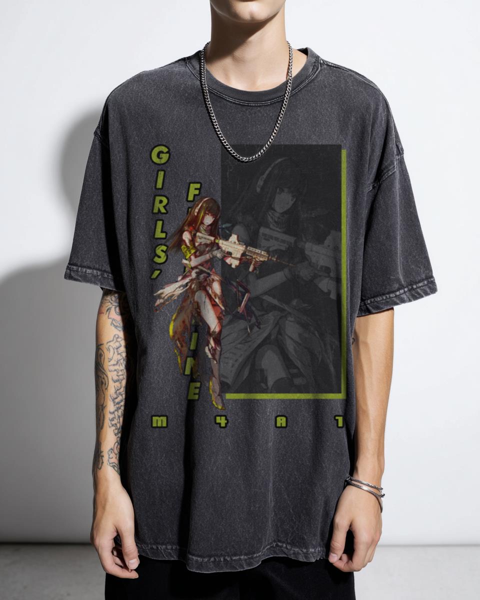 Girls Frontline M4A1 T-Doll Anime Gaming Tee