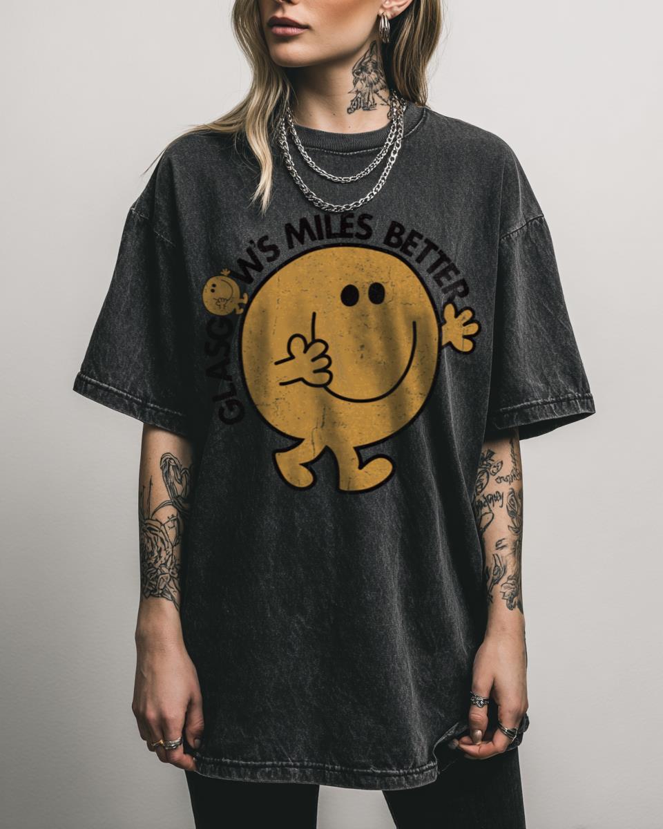 Glasgow’s Miles Better Retro Slogan T-Shirt – Vintage Scottish City Apparel