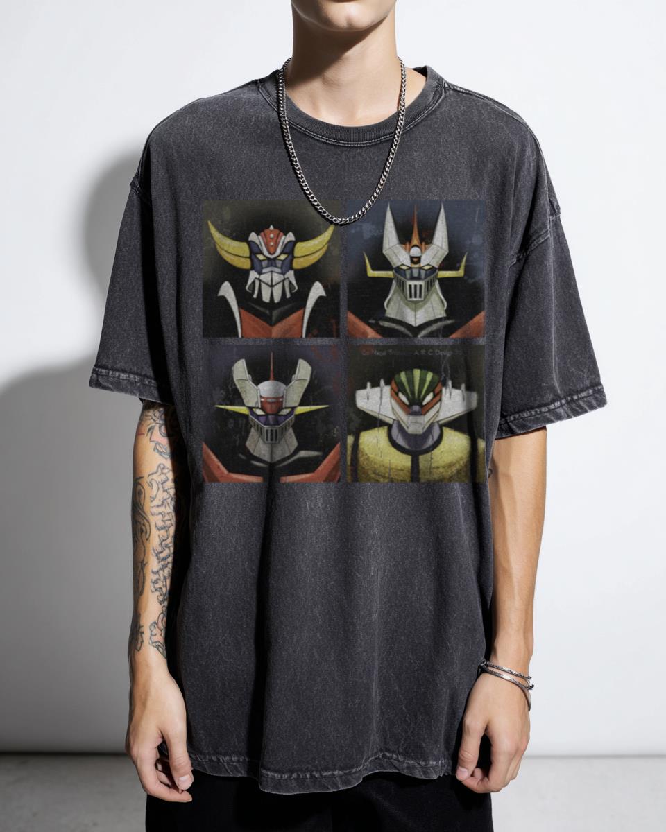 Go Nagai Mecha Tribute Tee | Grendizer Mazinger Z Shirt