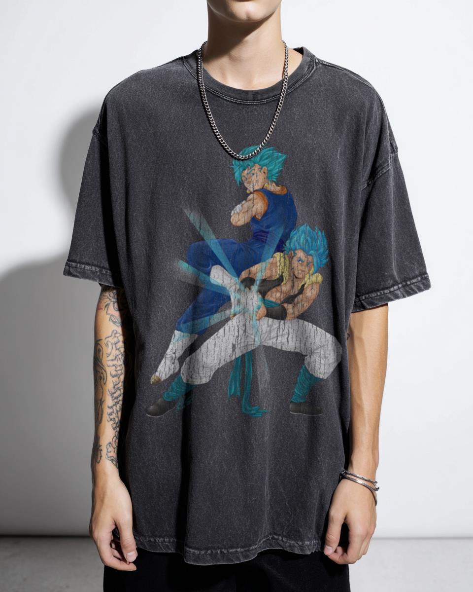 Gogeta & Vegito Fusion DBZ Anime Graphic Tee