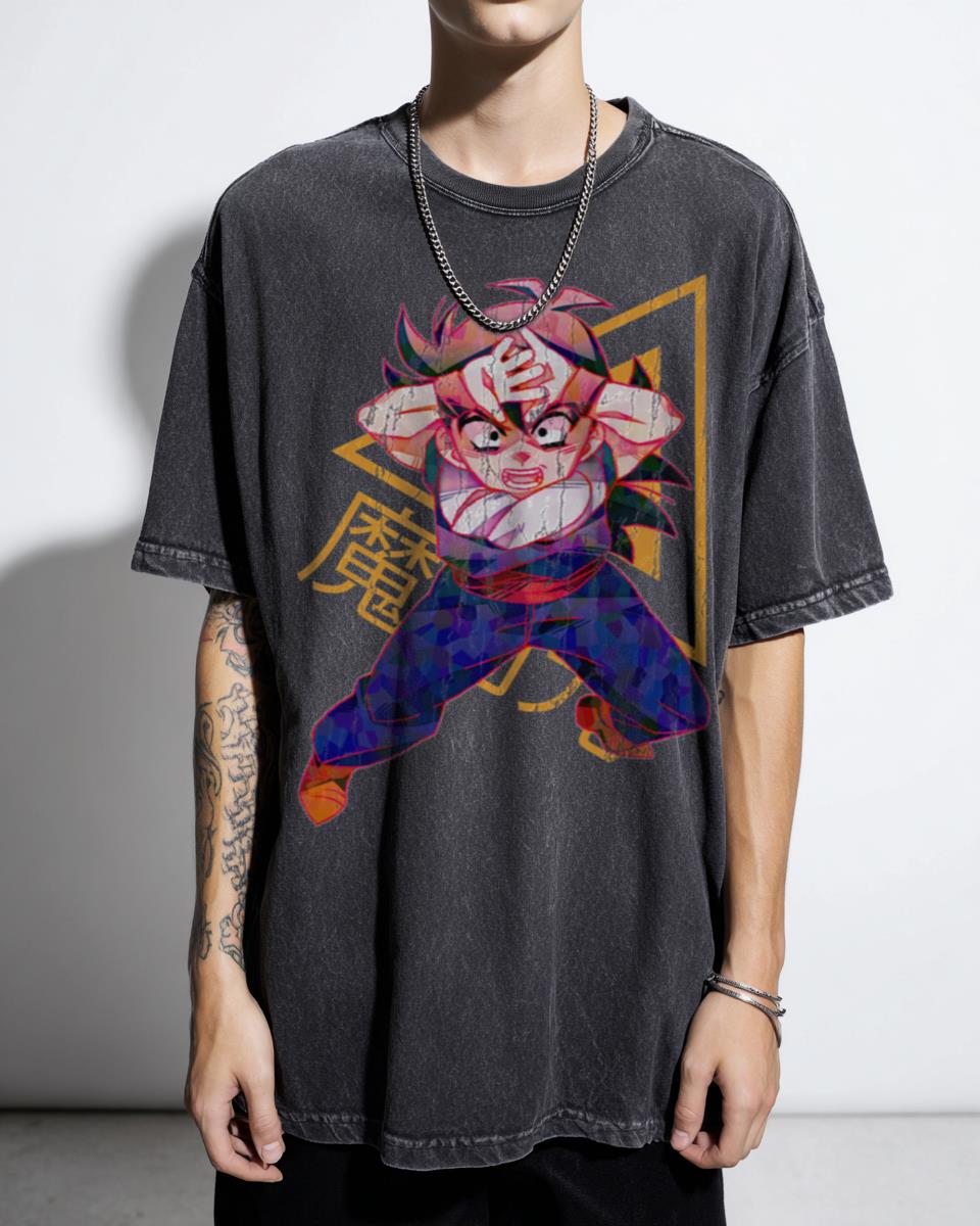 Gohan Masenko Attack T-Shirt - Dragon Ball Z Anime Fan Art for Men