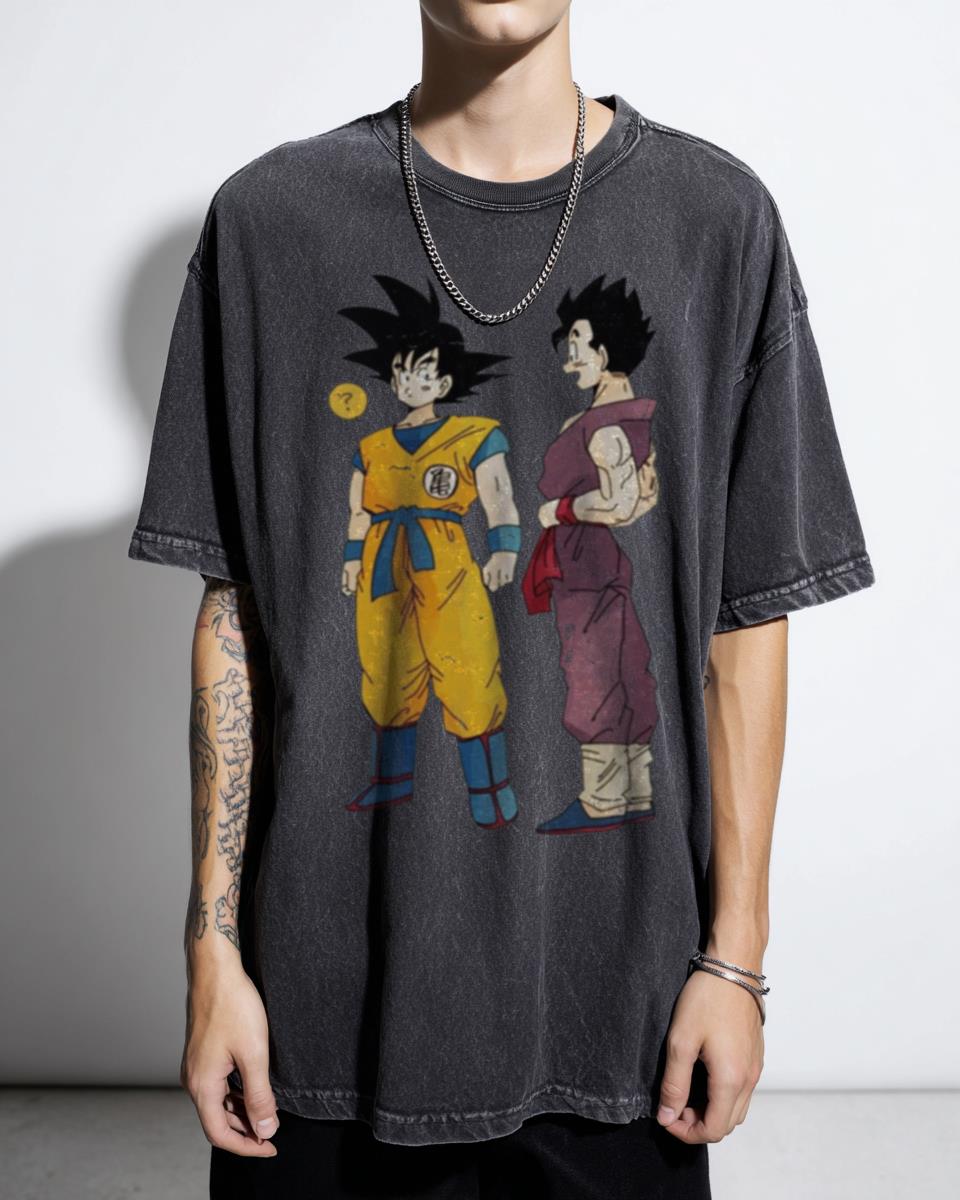 Goku and Gohan Super Saiyan Dragon Ball Z Anime T-Shirt - Father Son