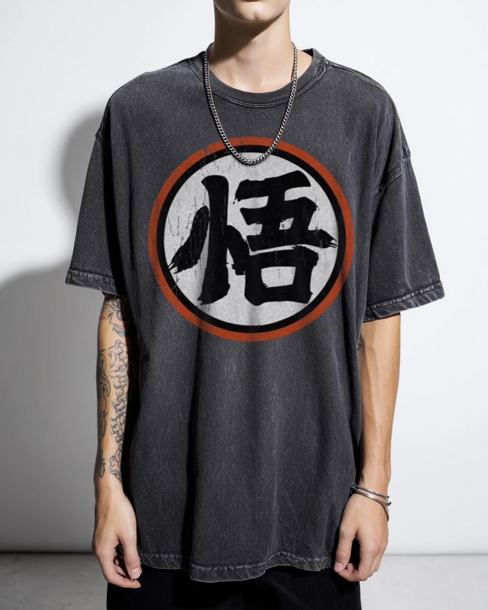 Goku Japanese Hero Logo T-Shirt - Dragon Ball Super Saiyan Anime