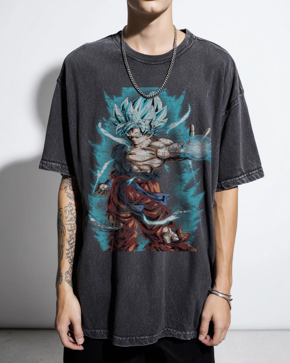 Goku Super Saiyan Blue Tee | Dragon Ball Anime Shirt
