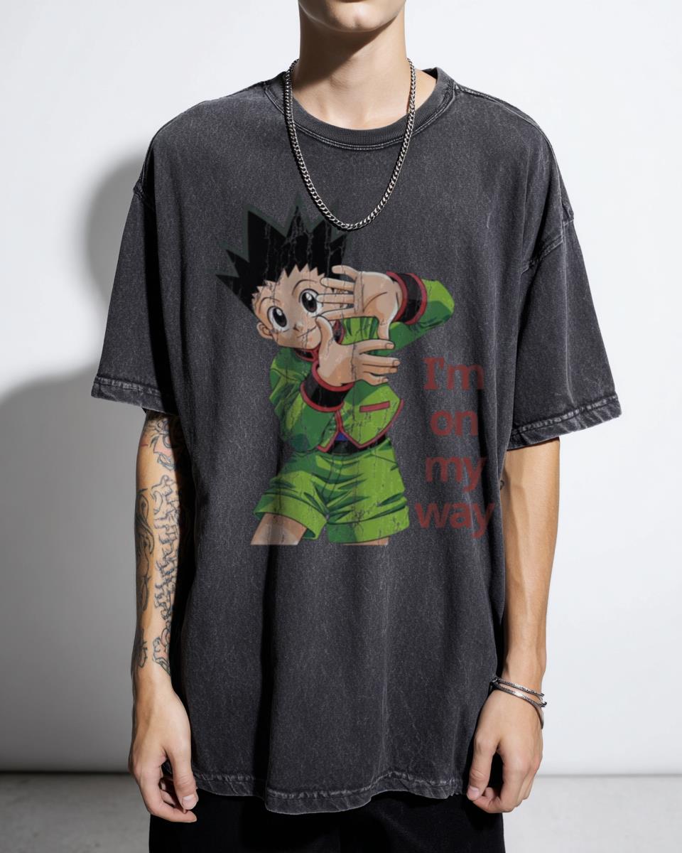 Gon Freecss Hunter x Hunter Anime T-Shirt - Nen User Manga Fan Unisex