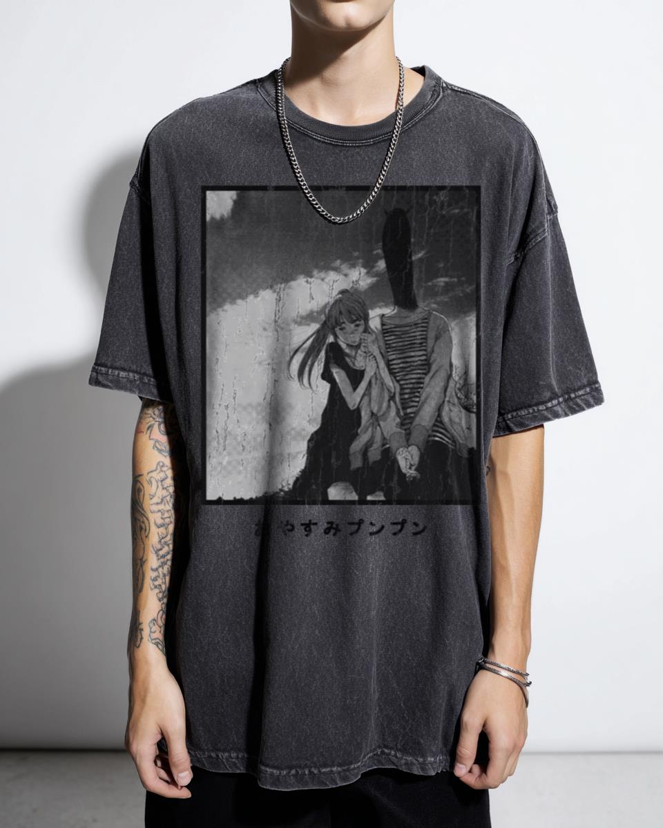 Goodnight Punpun Inio Asano Manga T-Shirt - Oyasumi Punpun Anime Art