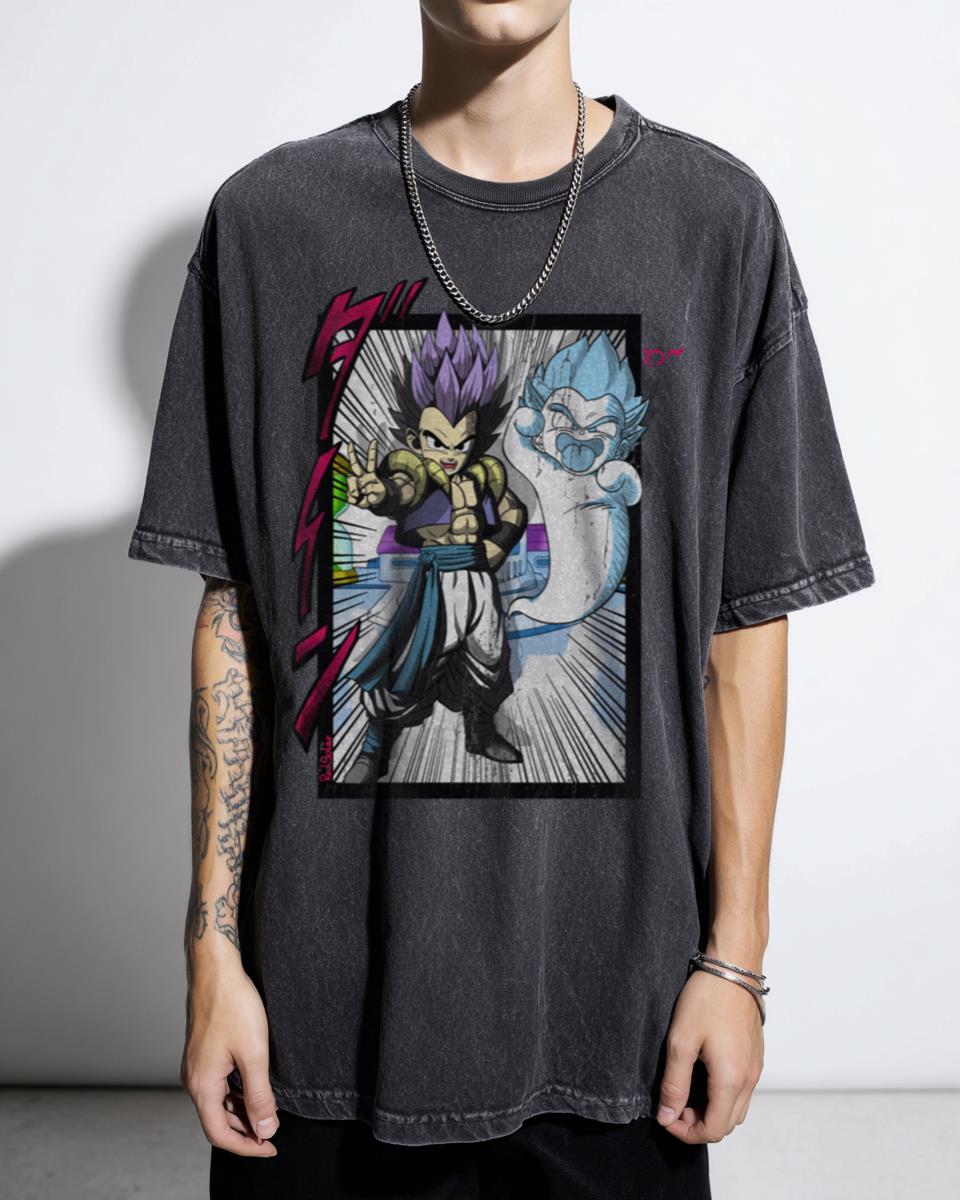 Gotenks Dragon Ball Z Anime Fusion Character T-Shirt - Super Saiyan Fan Apparel