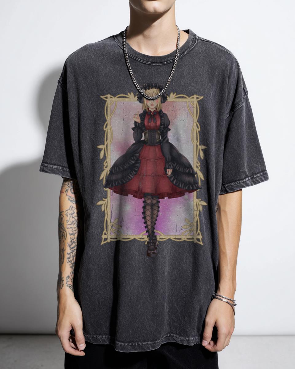 Gothic Lolita Fashion Anime T-Shirt - Attack On Titan Krista Reiss Story Tee