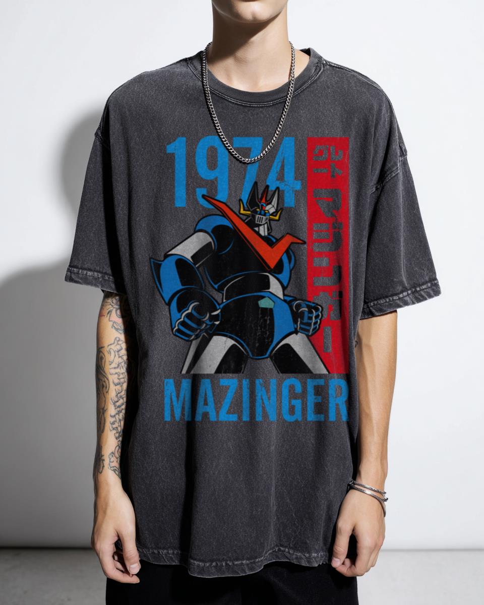 Great Mazinger 1974 Retro Mecha Anime T-Shirt - Classic Super Robot Fan Unisex