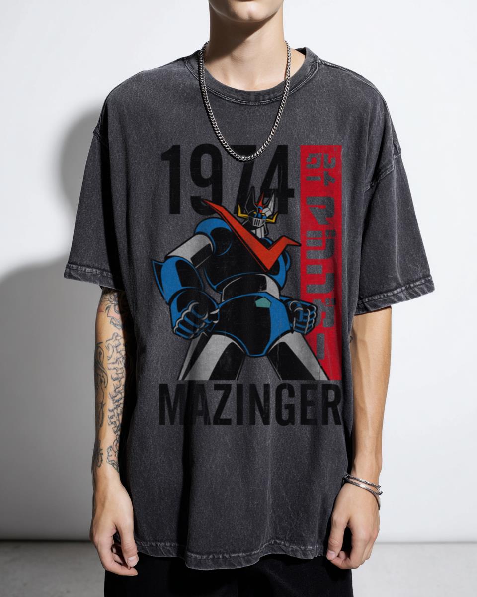 Great Mazinger 1974 T-Shirt | Classic 70s Super Robot Anime Art